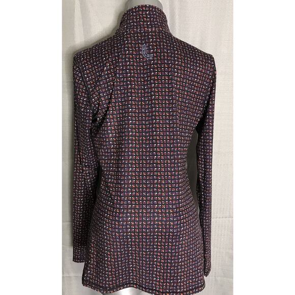 Lole Women’s Quarter‎ Zip Layering Top Jacket SMulticolor Spots - Picture 2 of 5